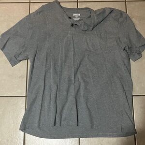 Duluth Trading Co Gray Polo Shirt